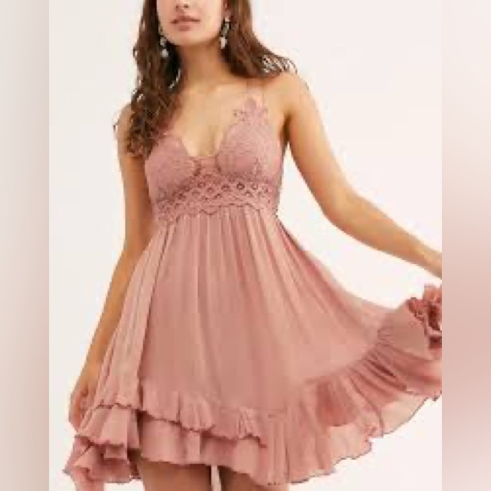 Free People Adella slip dress